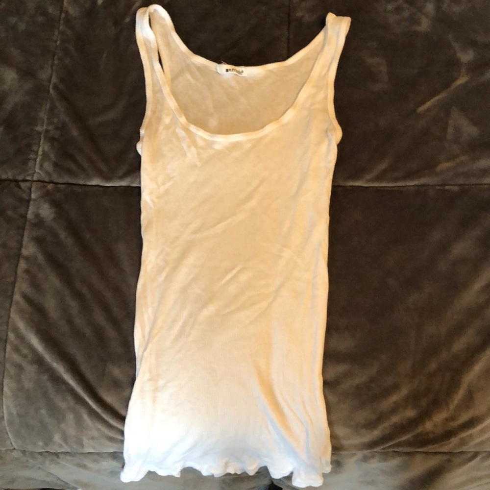 White tank top